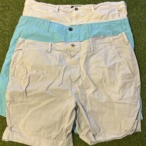 Lot Of 3 Men’s American Eagle Next Level Flex Shorts 42 Extreme Flex Blue Gray